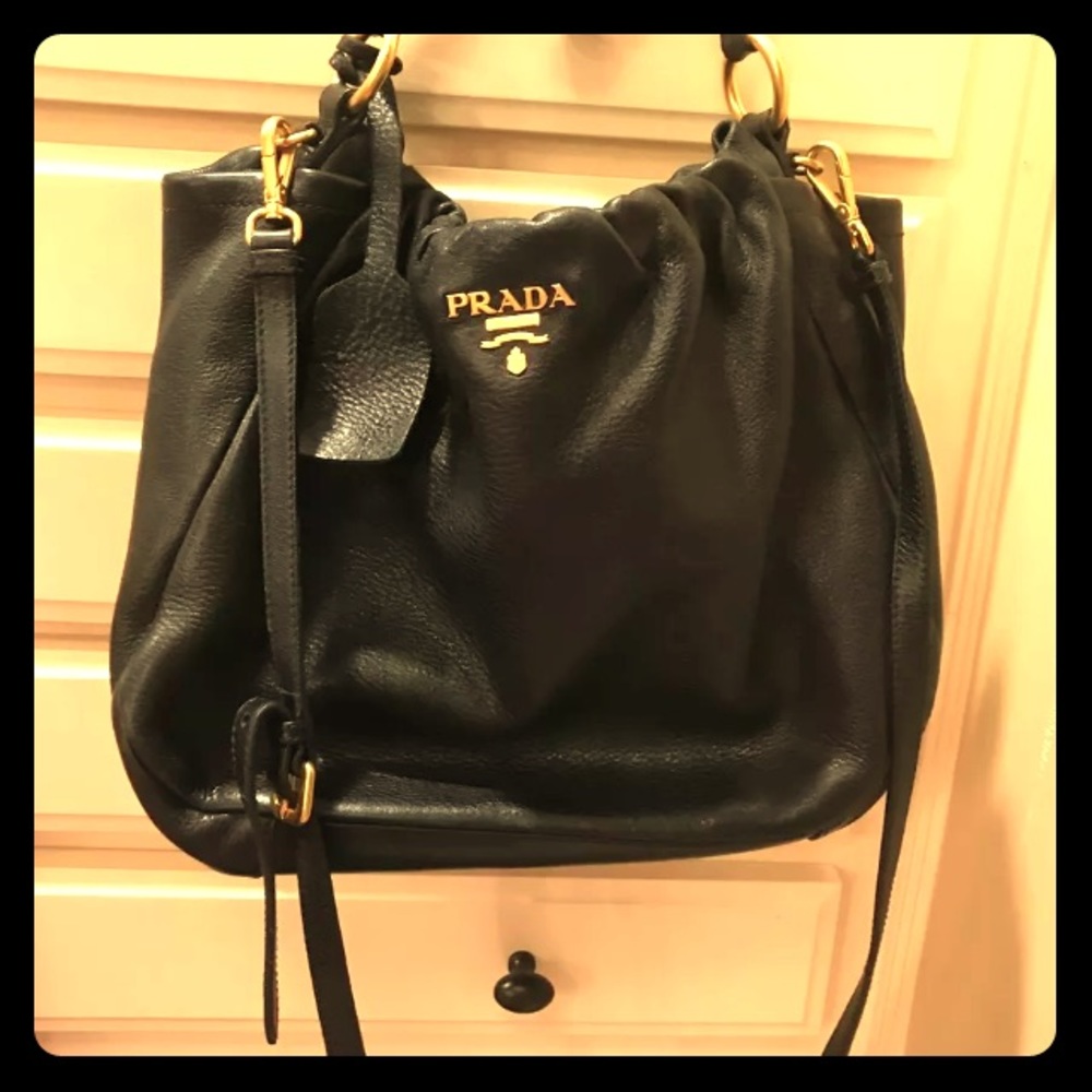 Classic Prada Black Handbag